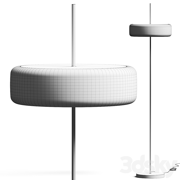 La Forma Francisca Floor Lamp 3D Model Free