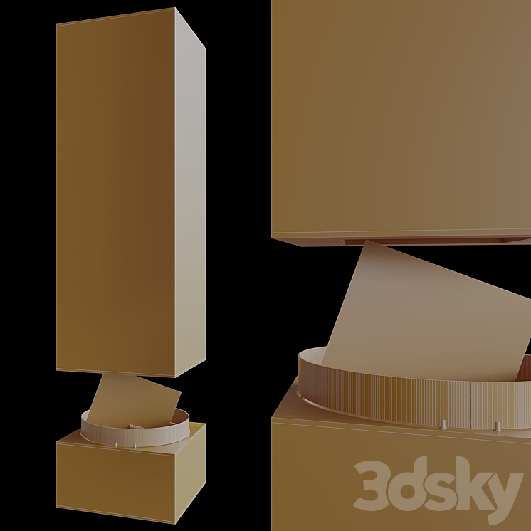 Fito fireplace Greenbox - Vargov Design 3D Model