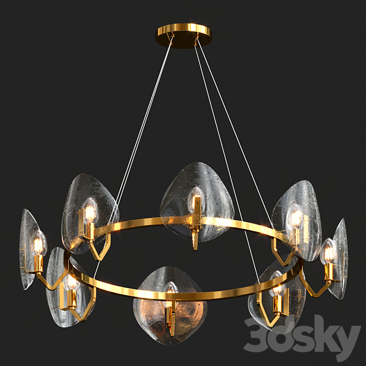 Icicles Chandelier 3DS Max - thumbnail 1