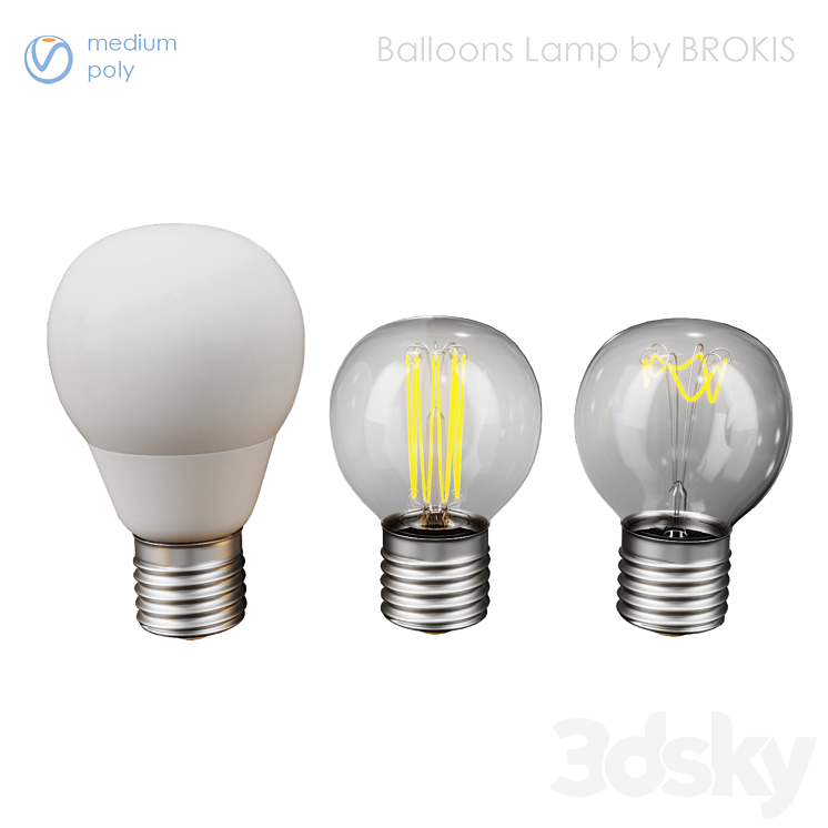 Balloon Lamp by Brokis 3D Model Free