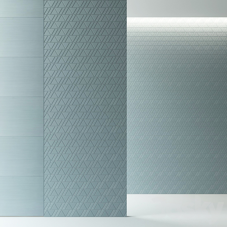 Wall tiles ATLAS CONCORDE Aplomb. Mosaic Triangle 3DS Max Model - thumbnail 2