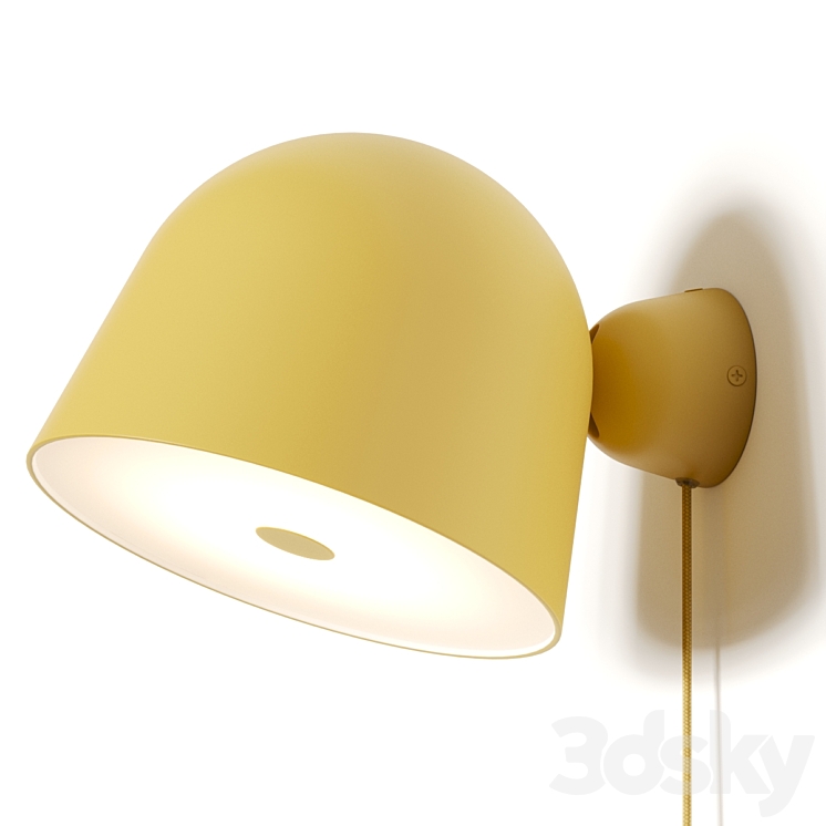 Woud Design Kuppi Plug-In Wall Sconce 3D Model Free