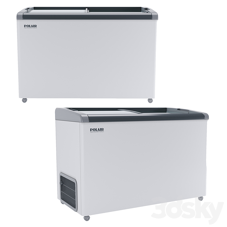 Chest Freezer Polair 3D Model Free