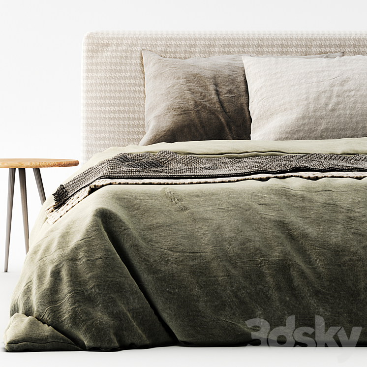Flou MyPlace Bed 3DS Max - thumbnail 2