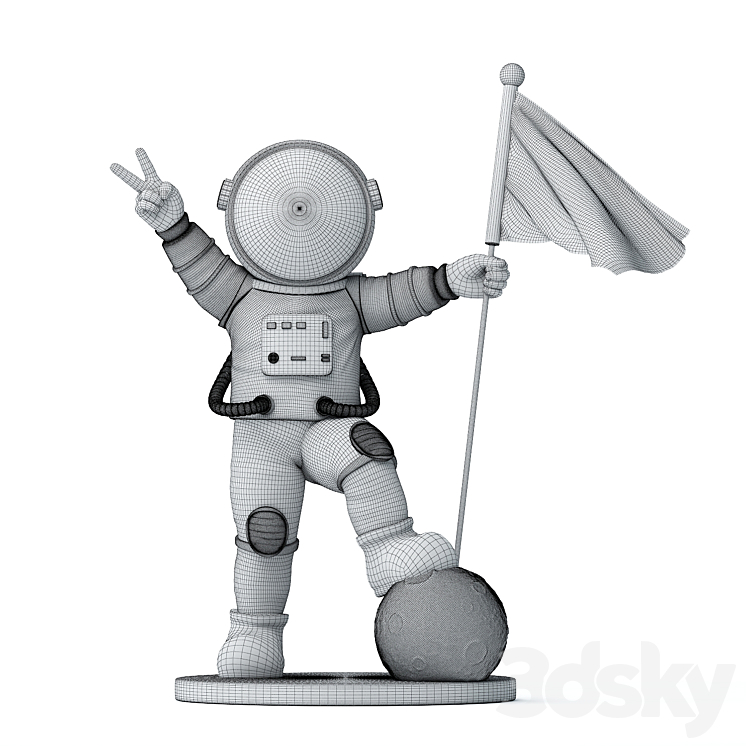Astronaut 3D Model