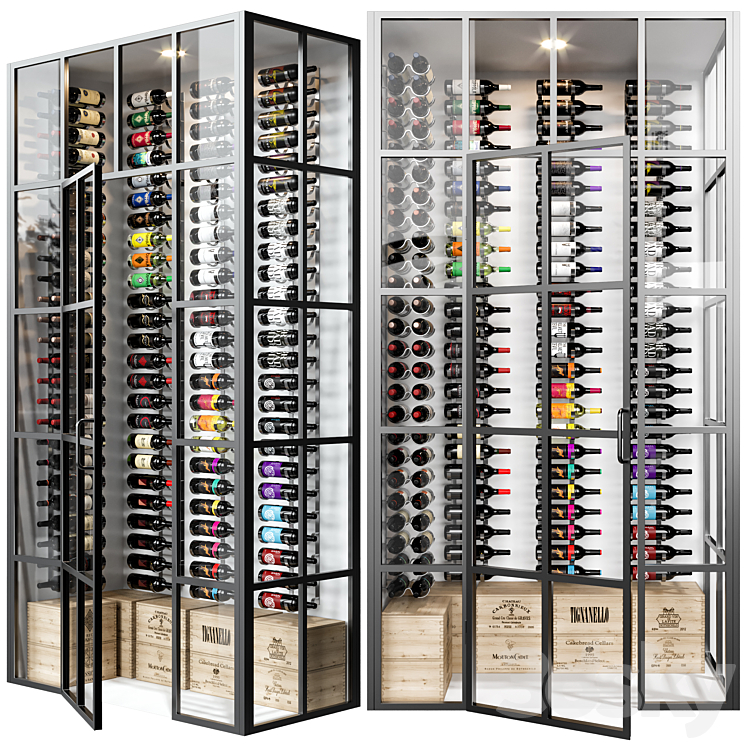 wine cellar 06 3D Model Free