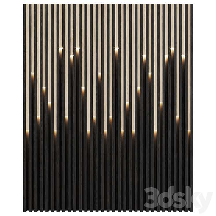 Decorative Wall panel 076 3D Model