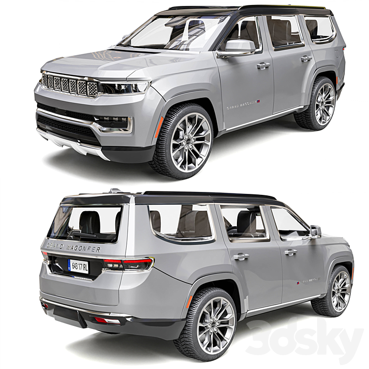Jeep Grand Wagoneer 2022 3D Model