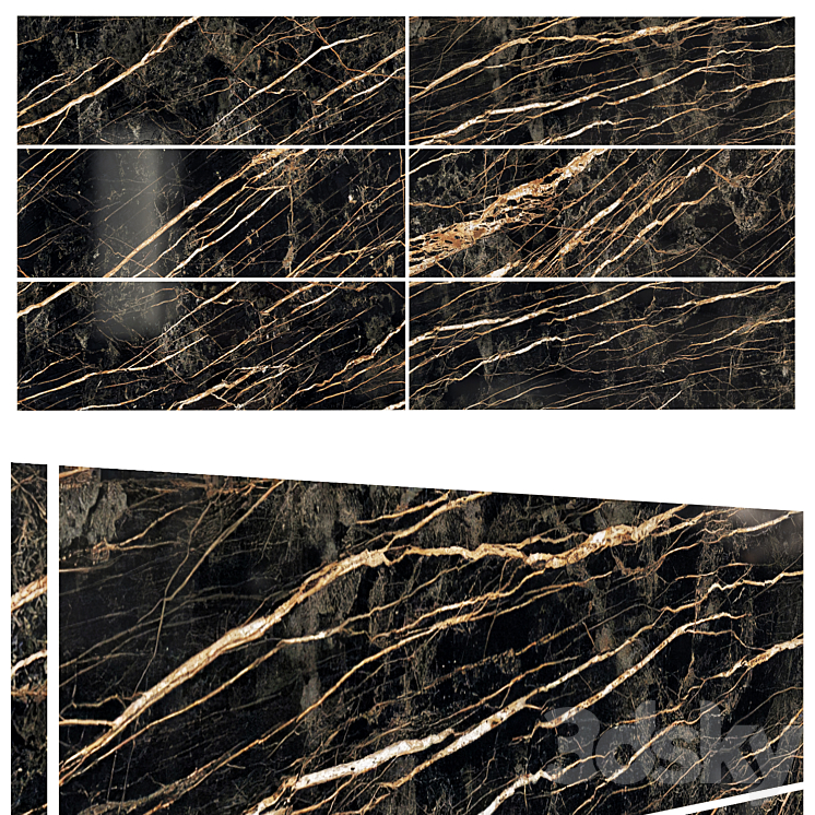 Marble brown 3D Model