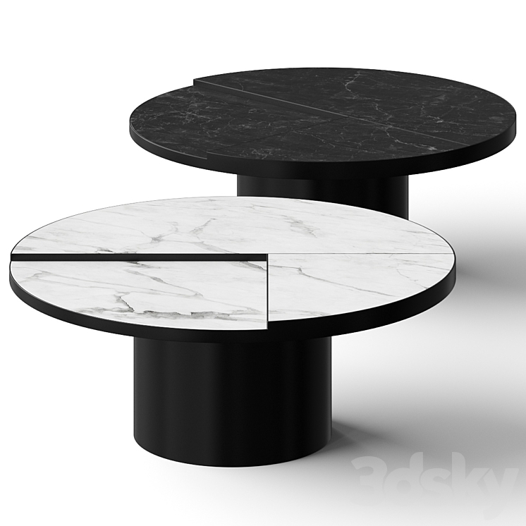 Cosmorelax Vaso Marable Coffee Table by Cosmo 3DS Max Model - thumbnail 2