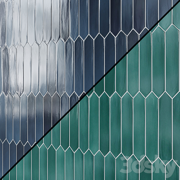 EQUIPE LANSE matt ceramic wall tiles 5x25 cm Arrow Free Download