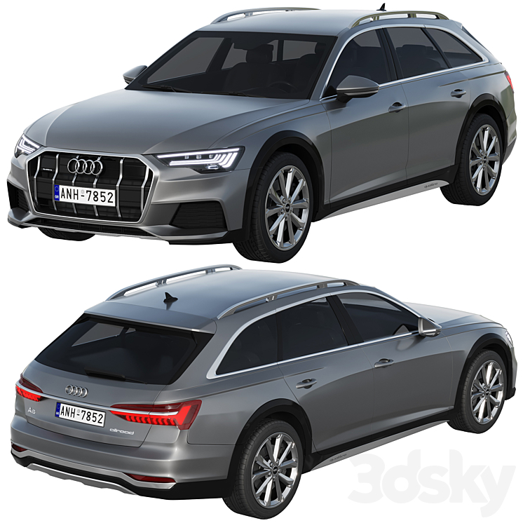 Audi A6 allroad quattro 3D Model Free