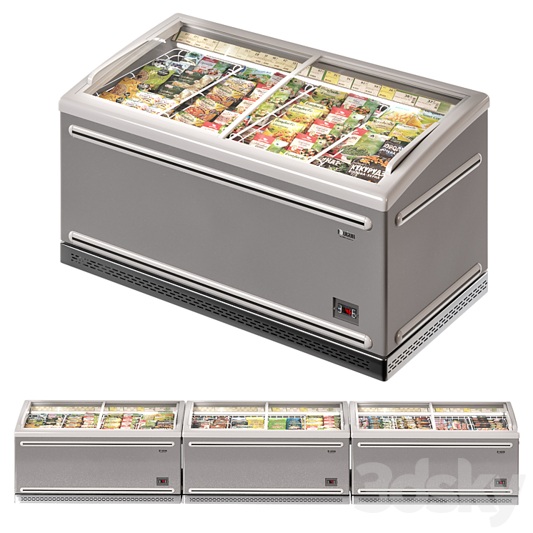 Freezer Refrigerator 3D Model