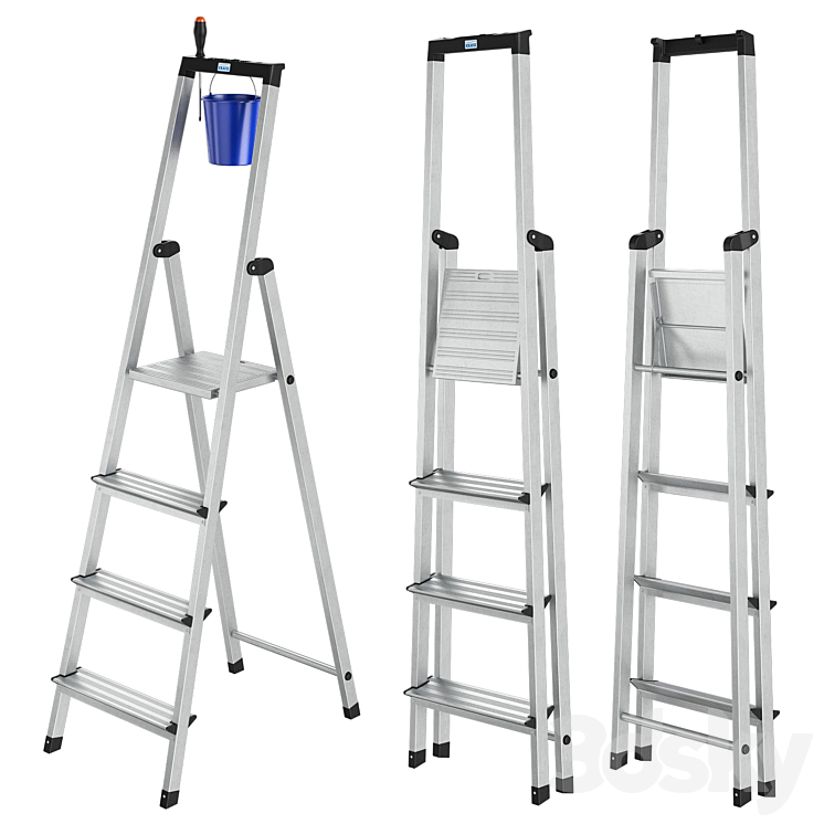 Step ladders KRAUSE 3D Model Free