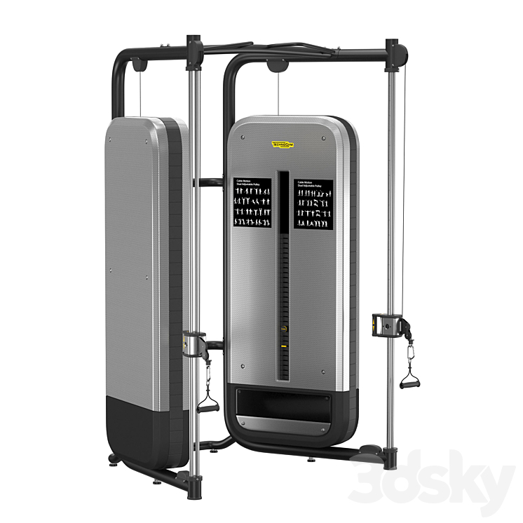 MB430 Dual Adjustable Pulley 3D Model Free