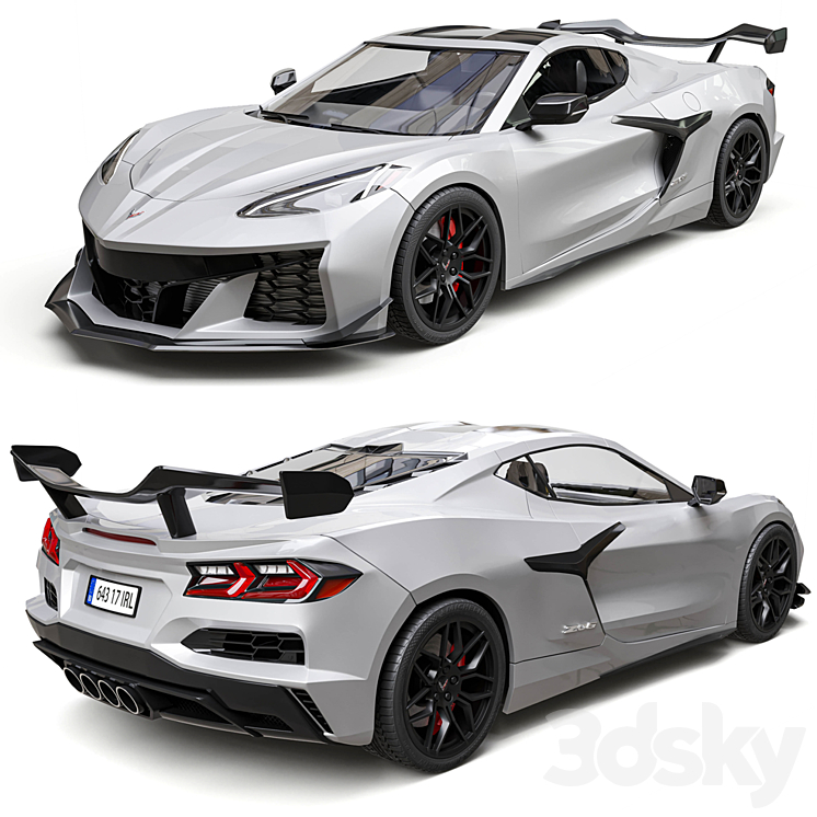 Chevrolet Corvette Z06 2023 3D Model