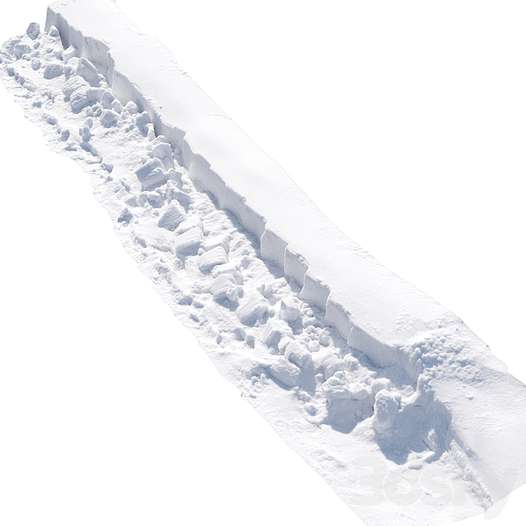 snowdrift 3D Model