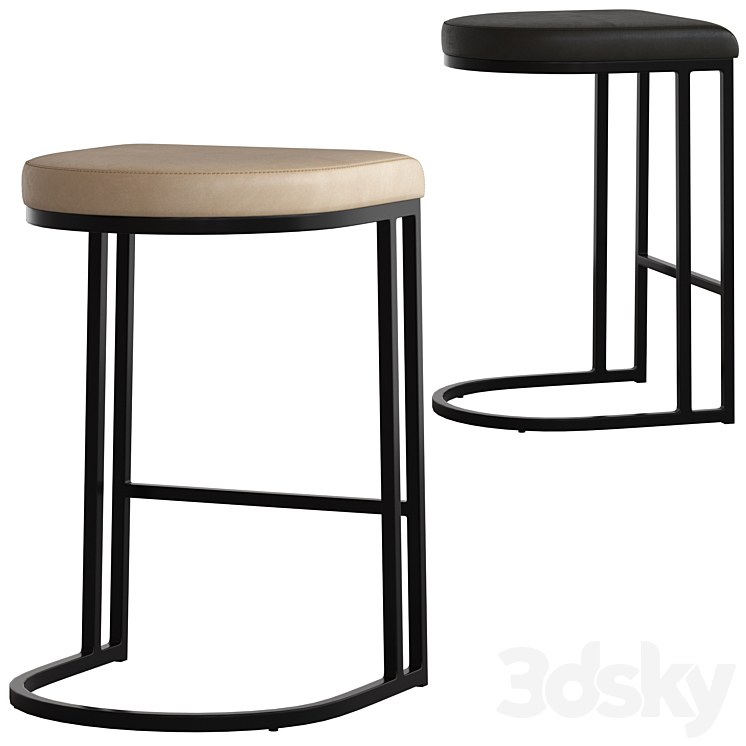 Coco Republic Julio Barstool 3D Model