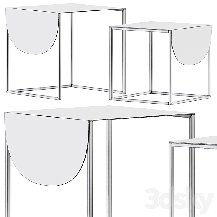 Coffee Table LOONA \/ Coffee table 3D Model Free