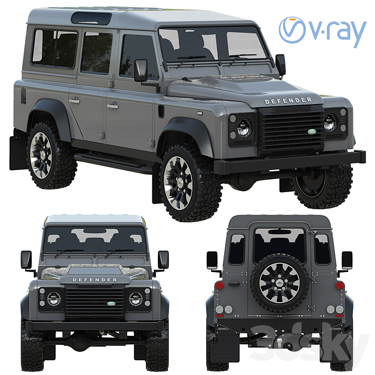 Land Rover Defender Works V8 4-door 2018 Free Download