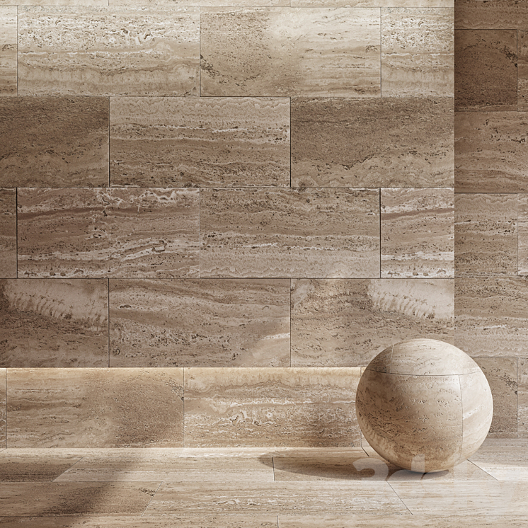 Travertine 4 3D Model Free