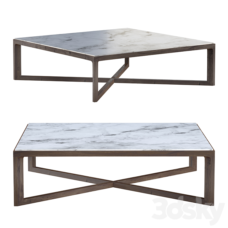 Krusin Coffee Table 3DS Max - thumbnail 1