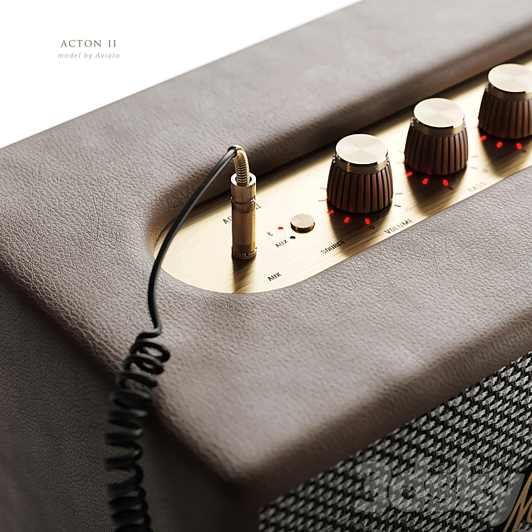 Marshall Acton II speaker 3D Model