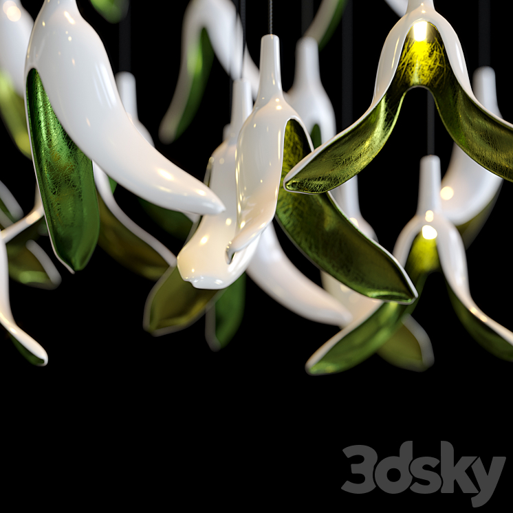Light composition Vargov Design - Tropical 3D Model Free