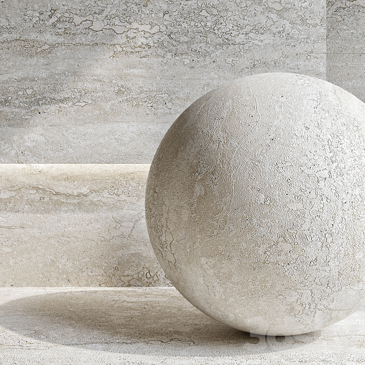 Travertine 6 3D Model Free