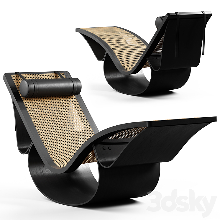 Etel Design – Rio Rocking Chair 3DS Max - thumbnail 1