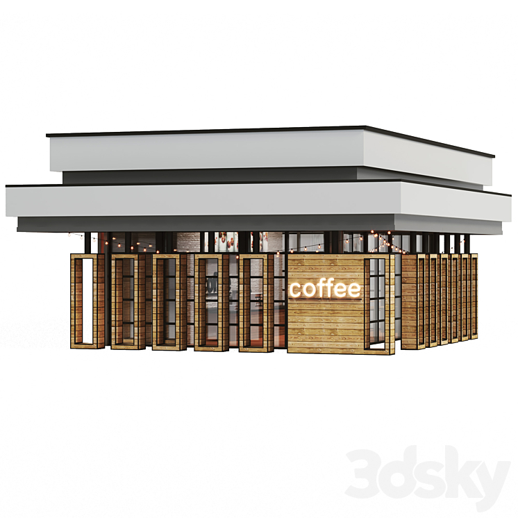 street cafe 3D Model