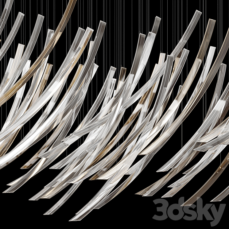 Hanging installation Vargov Design - Samurai 3D Model Free