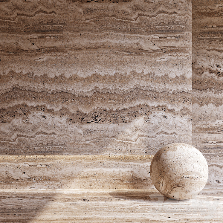 Travertine 8 3D Model
