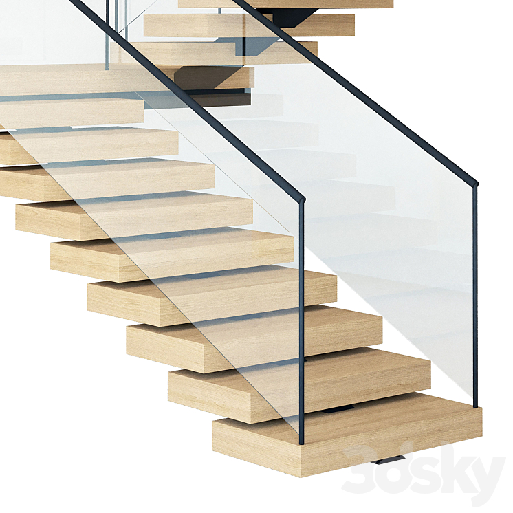 Staircase 003 3DS Max - thumbnail 2