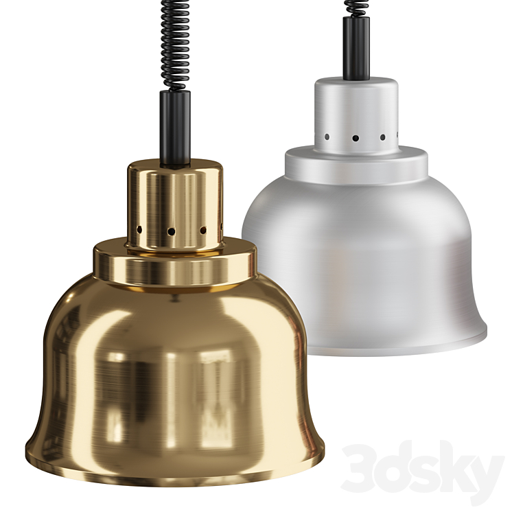 food warming lamp 3D Model Free