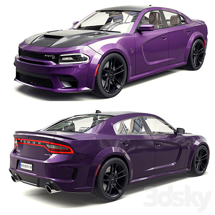 Dodge Charger SRT Hellcat Redeye 2021 3D Model