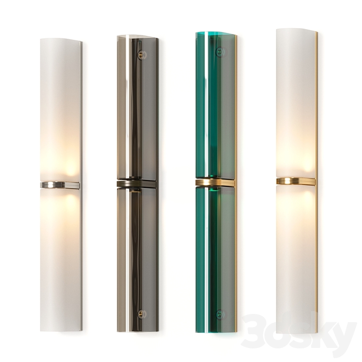 Articolo Slim Double Wall Lamps 3DS Max - thumbnail 1