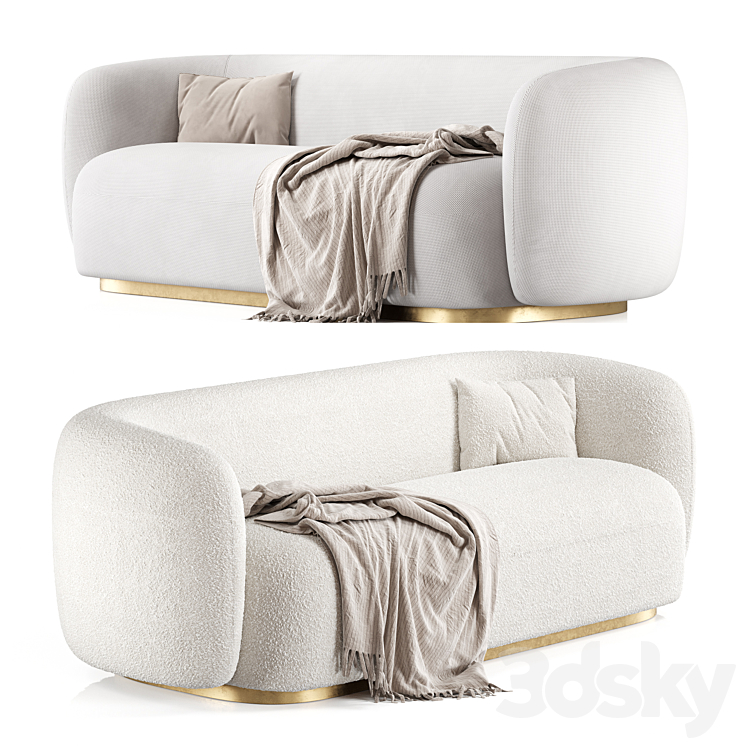 Roxy Sofa By Eichholtz 3DS Max Model - thumbnail 1