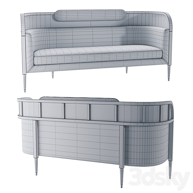 Sofa Irons 3DS Max Model - thumbnail 2