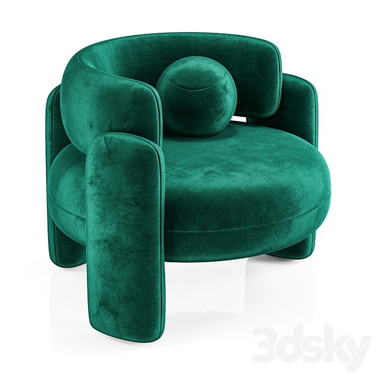 Embrace Armchair by Royal Stranger 3DS Max - thumbnail 1