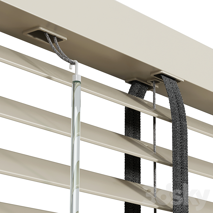 pvc blinds 150 cm num 02 3D Model Free