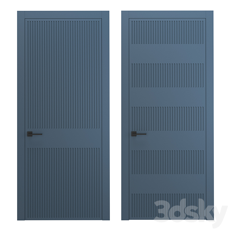 Interior doors milled 1 3D Model