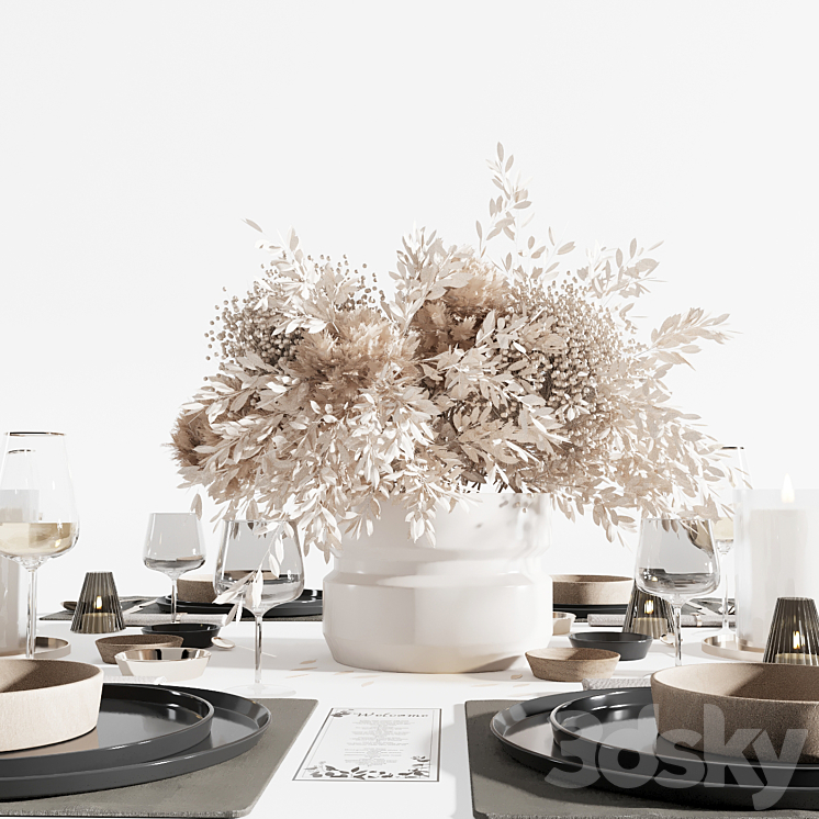 tableware set7 3D Model