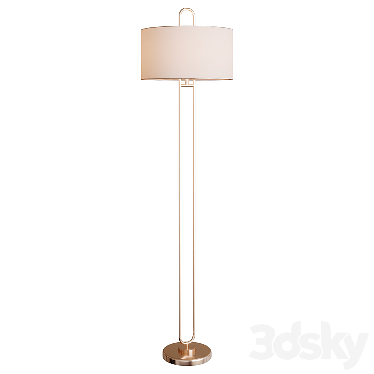 Floor lamp Abbotsford Floor lamp 3DS Max Model - thumbnail 1