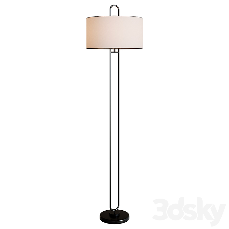 Floor lamp Abbotsford Floor lamp 3DS Max Model - thumbnail 2