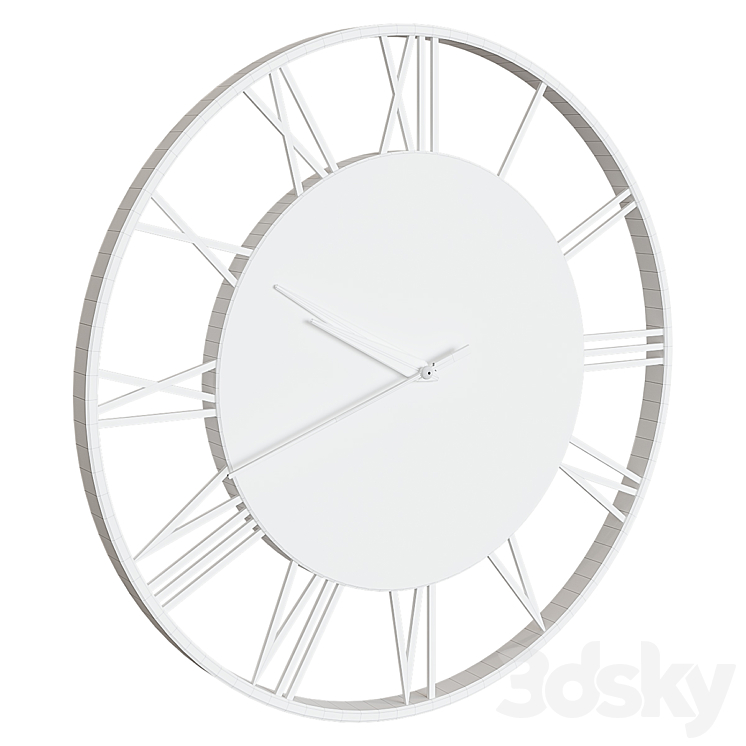 Wall Clock Manigault Clock 3D Model Free