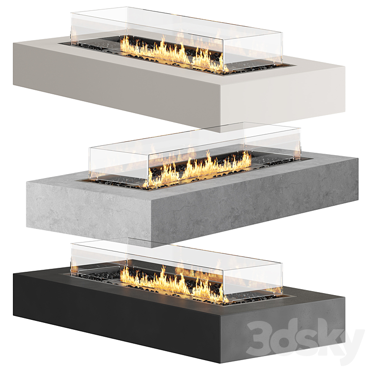 EcoSmart Fire | Fireplace 3D Model Free