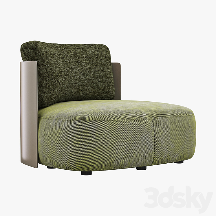 PIERRE Armchairs 3DS Max - thumbnail 2