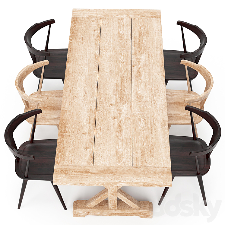 Dining Table 147 3D Model