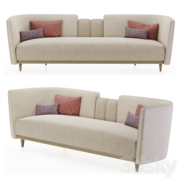 Frato sofa Gstaad 3DS Max Model - thumbnail 1